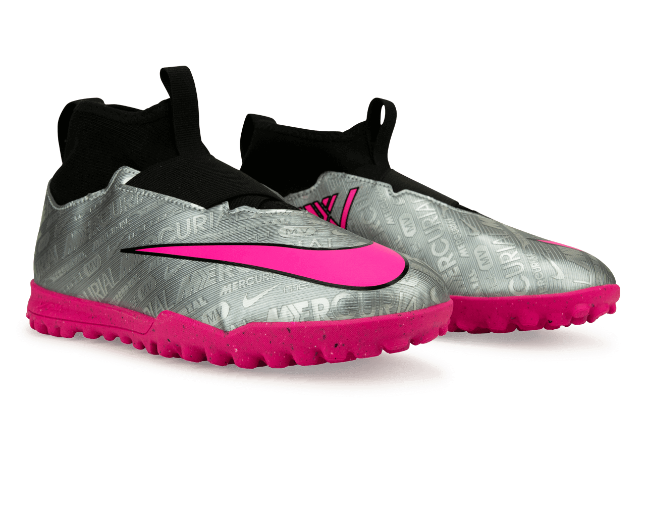 Nike Kids Zoom Mercurial Superfly 9 Academy XXV TF Silver/Black Together