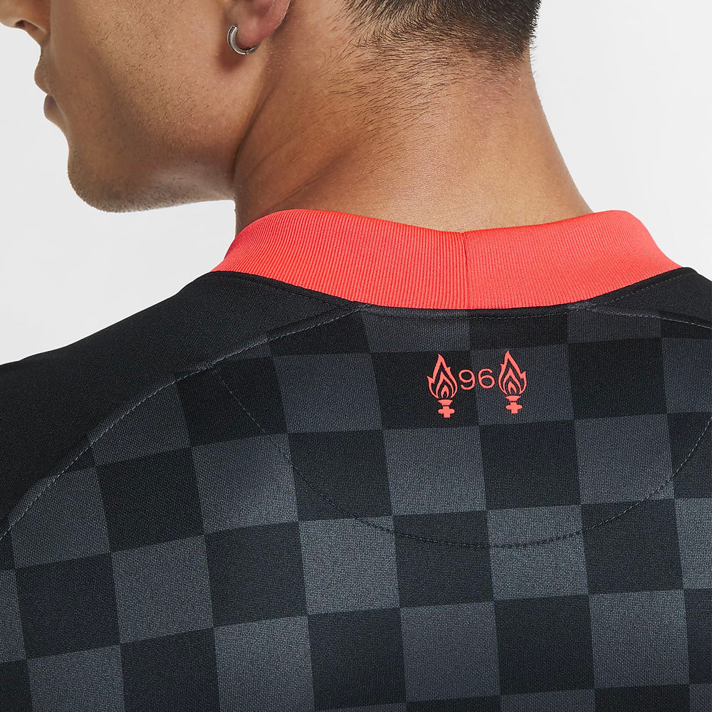 Nike Men's Liverpool 20/21 Third Jersey Anthracite/Black/Laser Crimson