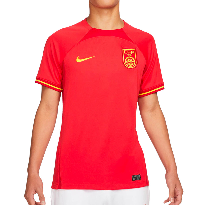 Nike Men's China 2022/23 Home Jersey Crimson/University Red Front