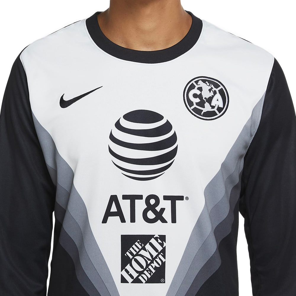 Nike Men's Club America 2020/21 Goalkeeper Jersey Black/White