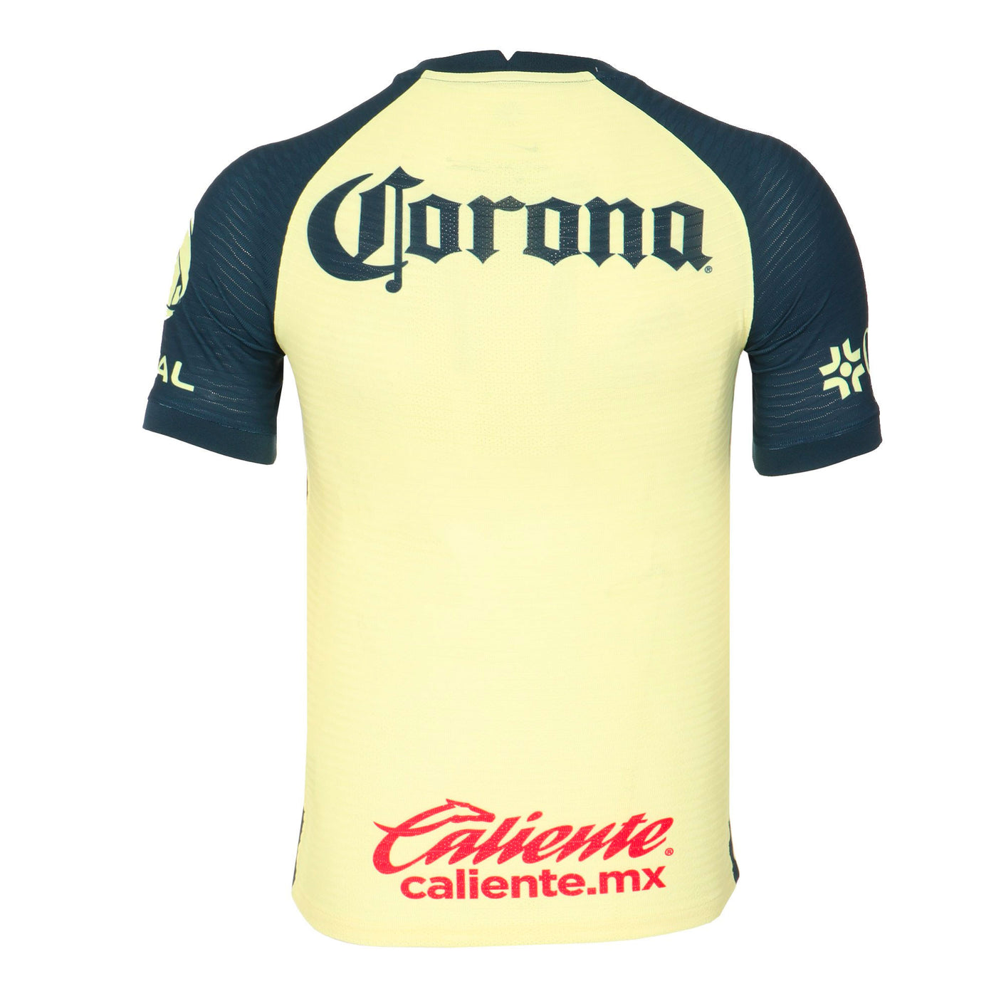 Nike Men's Club America 2021/22 Dri-FIT ADV Home Match Jersey Lemon Chiffon/Armory Navy Back
