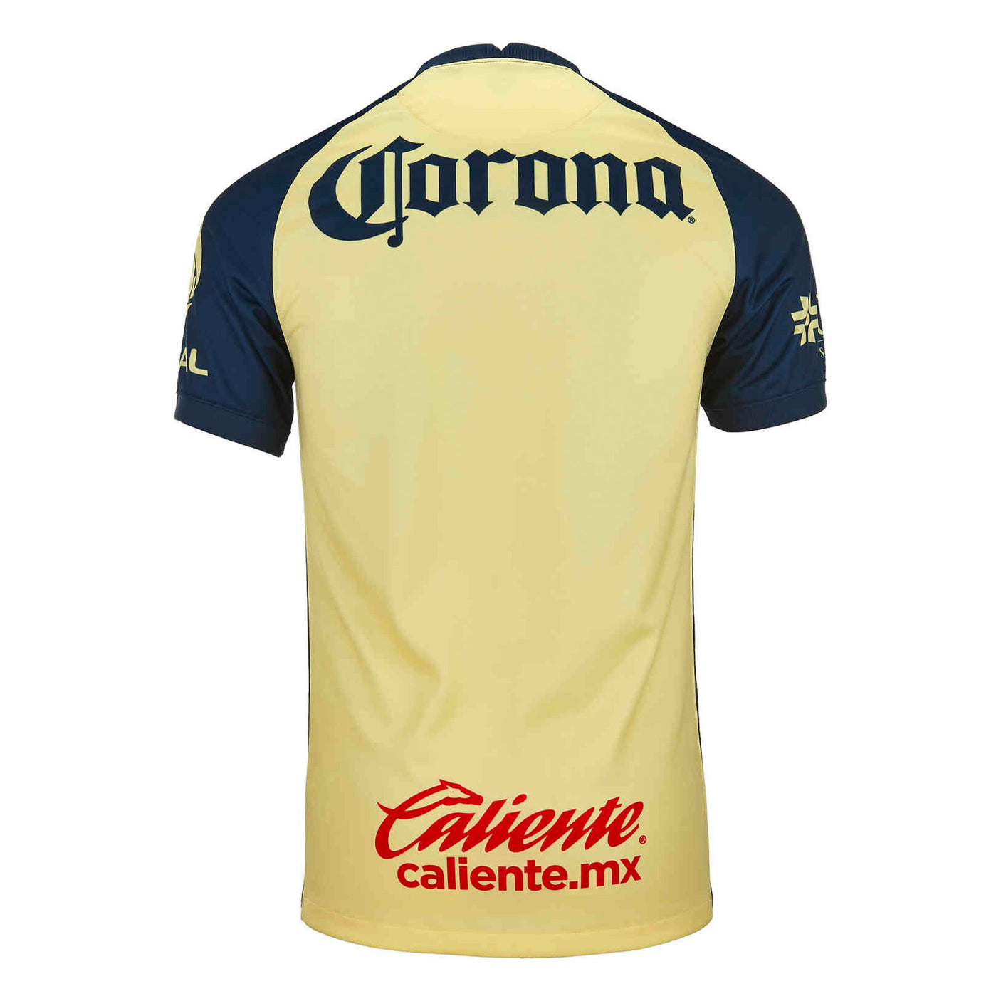 Nike Men's Club America 2021/22 Home Jersey Lemon Chiffon/Armory Navy Back