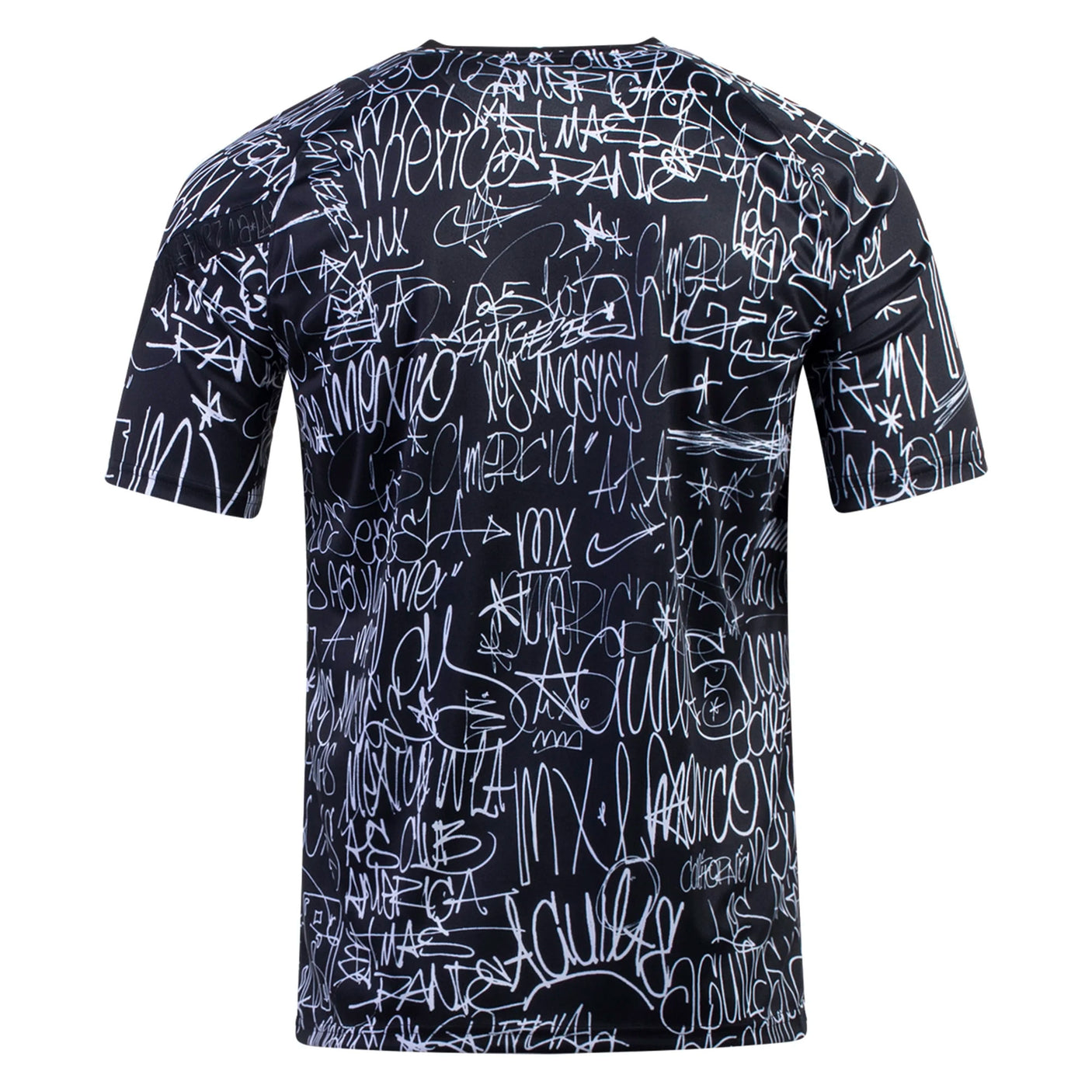 Nike Men's Club America 2021/22 Pre-Match Training Jersey Black/White Back