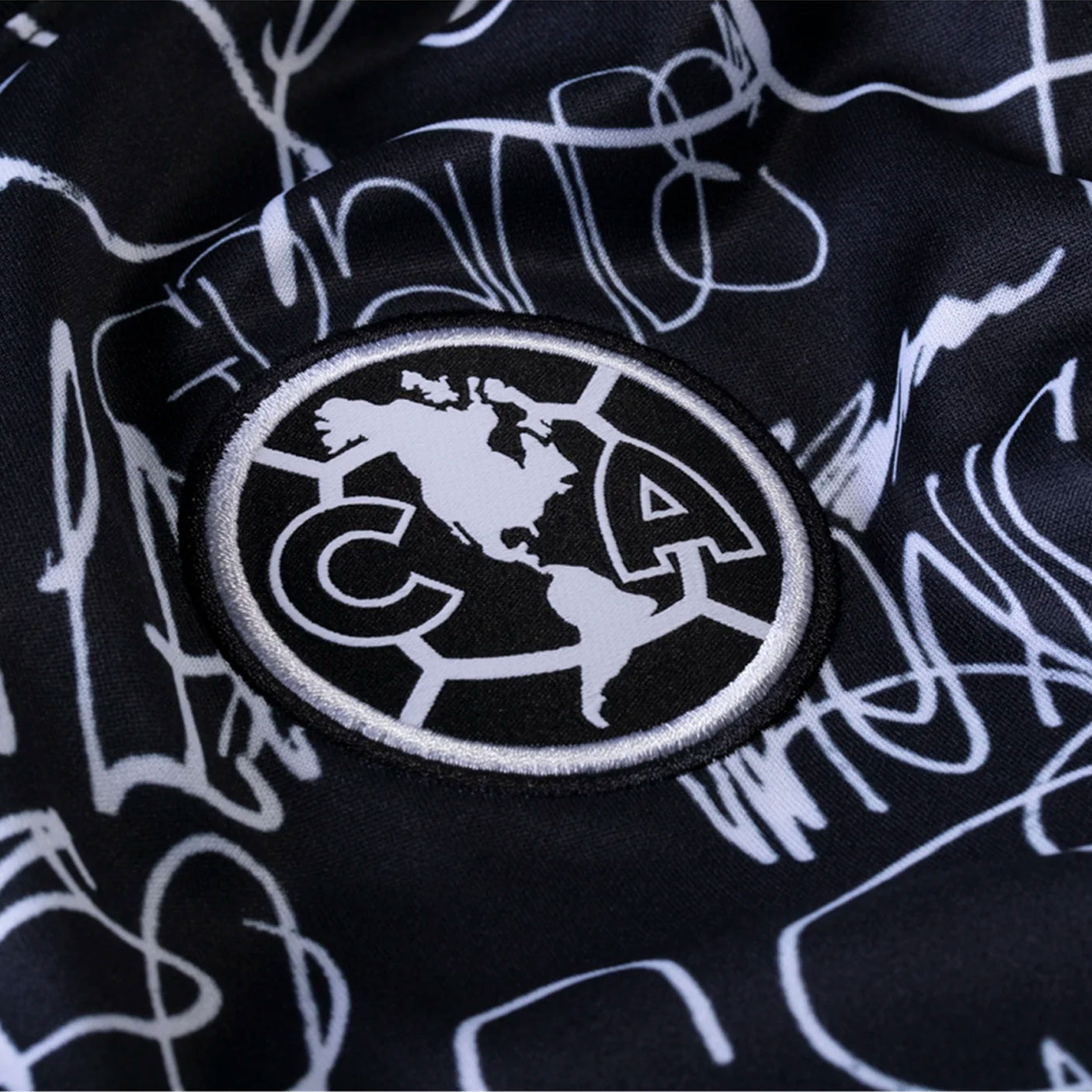 Nike Kids Club America 2021/22 Pre-Match Training Jersey Black/White Logo