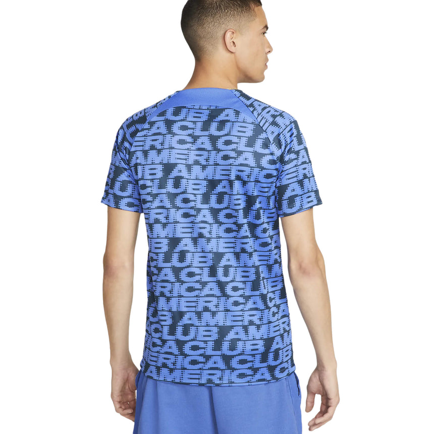 Nike Men's Club America 2022 Pre-Match Jersey Navy/White Back