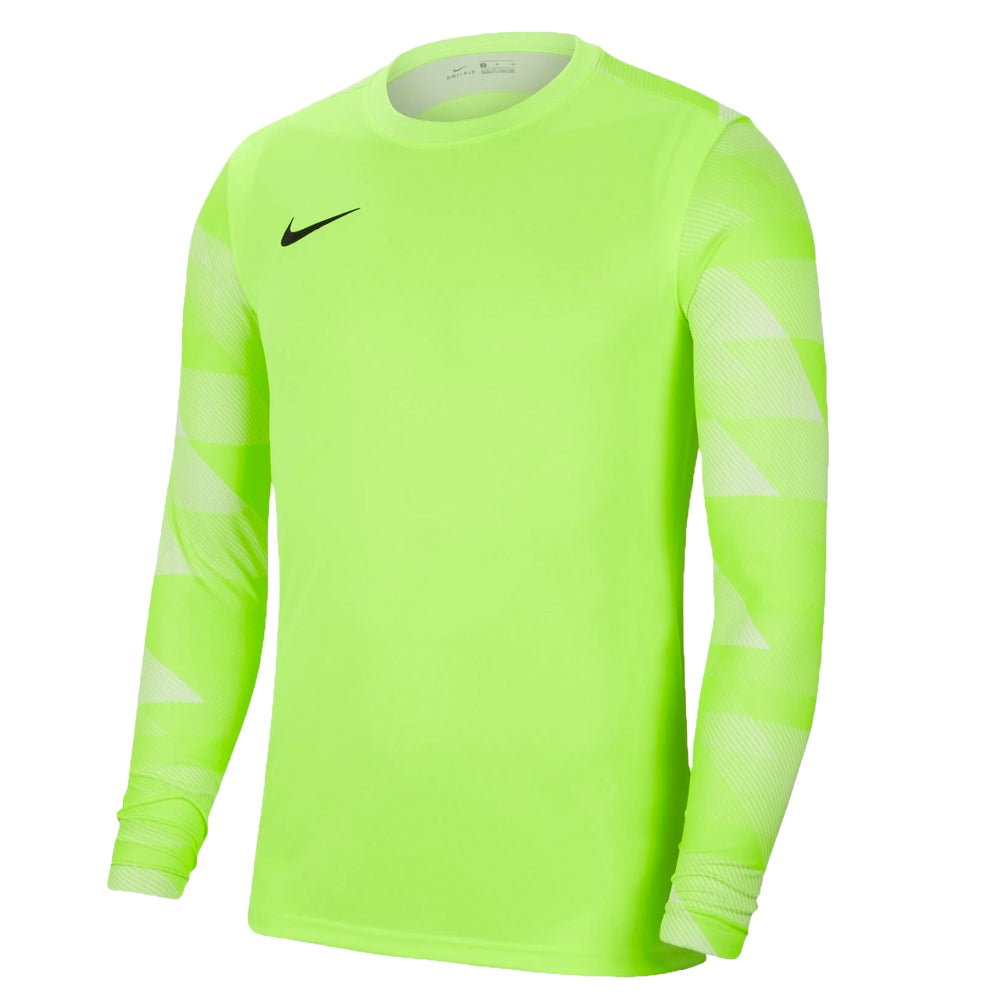 Nike Men's Dry Park IV Goalkeeper Jersey Neon Yellow Azteca Soccer