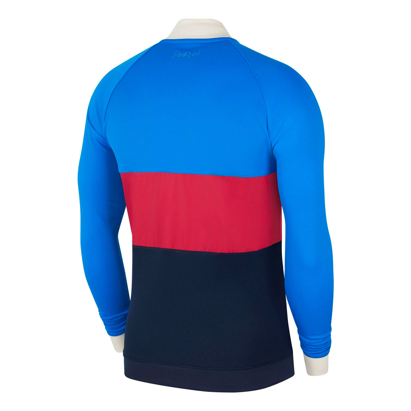 Nike Men's FC Barcelona 2021/22 Anthem Jacket Obsidian/Noble Red Back