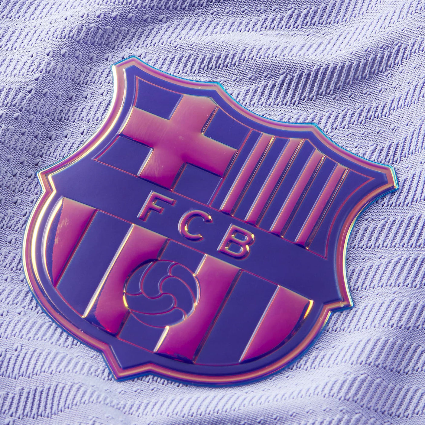 Nike Men's FC Barcelona 2021/22 Authentic Away Jersey Purple Pulse Shield