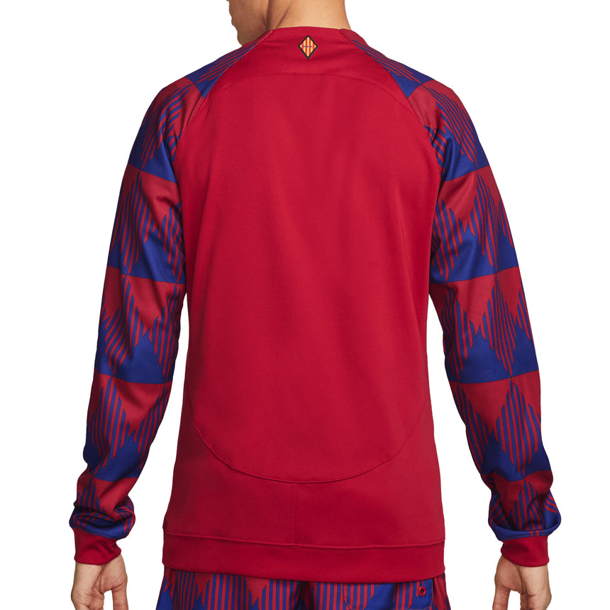 Nike Men's FC Barcelona 2023/24 Academy Pro Jacket Red/White Back