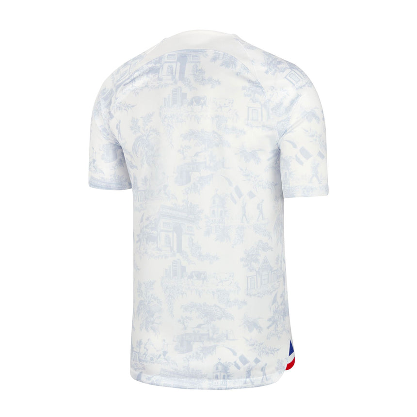 Nike Men's France 2022/23 Away Jersey White/Game Royal Back