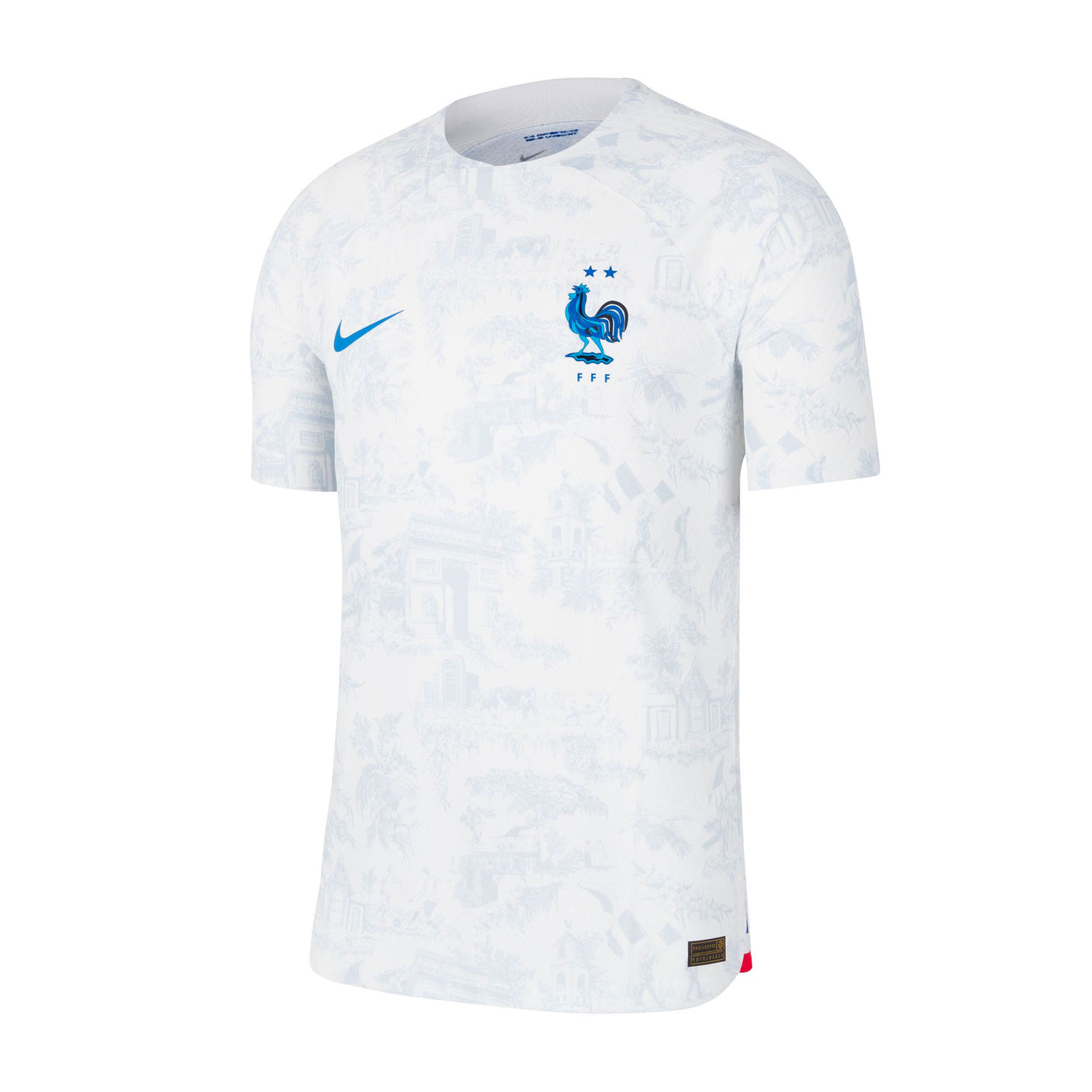 Nike Men's France 2022/23 Dri-FIT ADV Away Jersey White/Game Royal Front