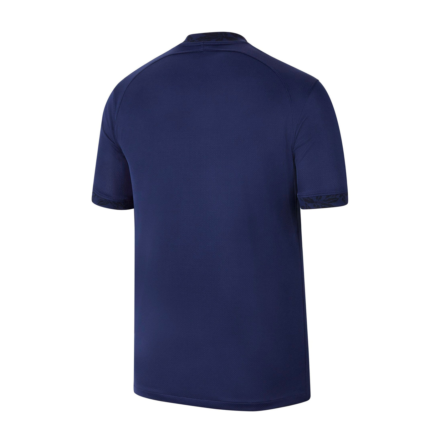 Nike Men's France 2022/23 Home Jersey Midnight Navy/Metallic Gold Back