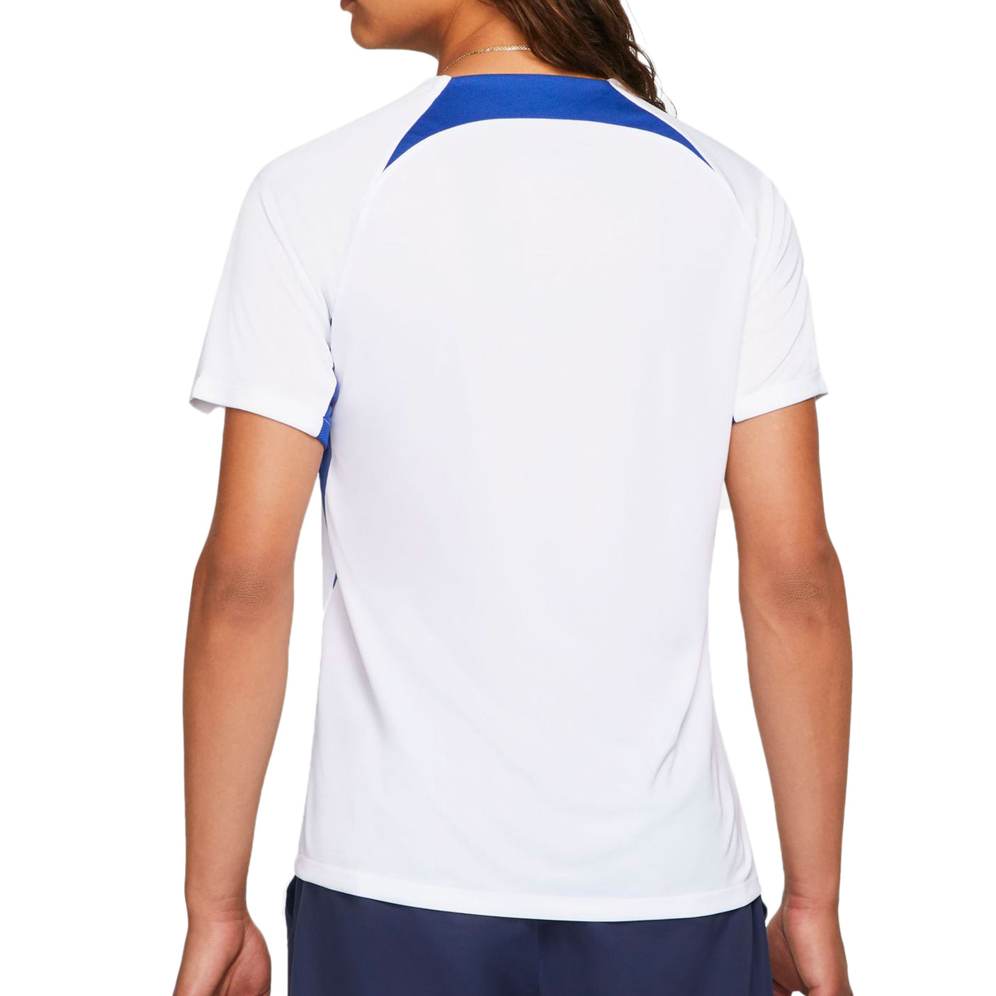 Nike Men's France 2022/23 Training Jersey White/Game Royal Back