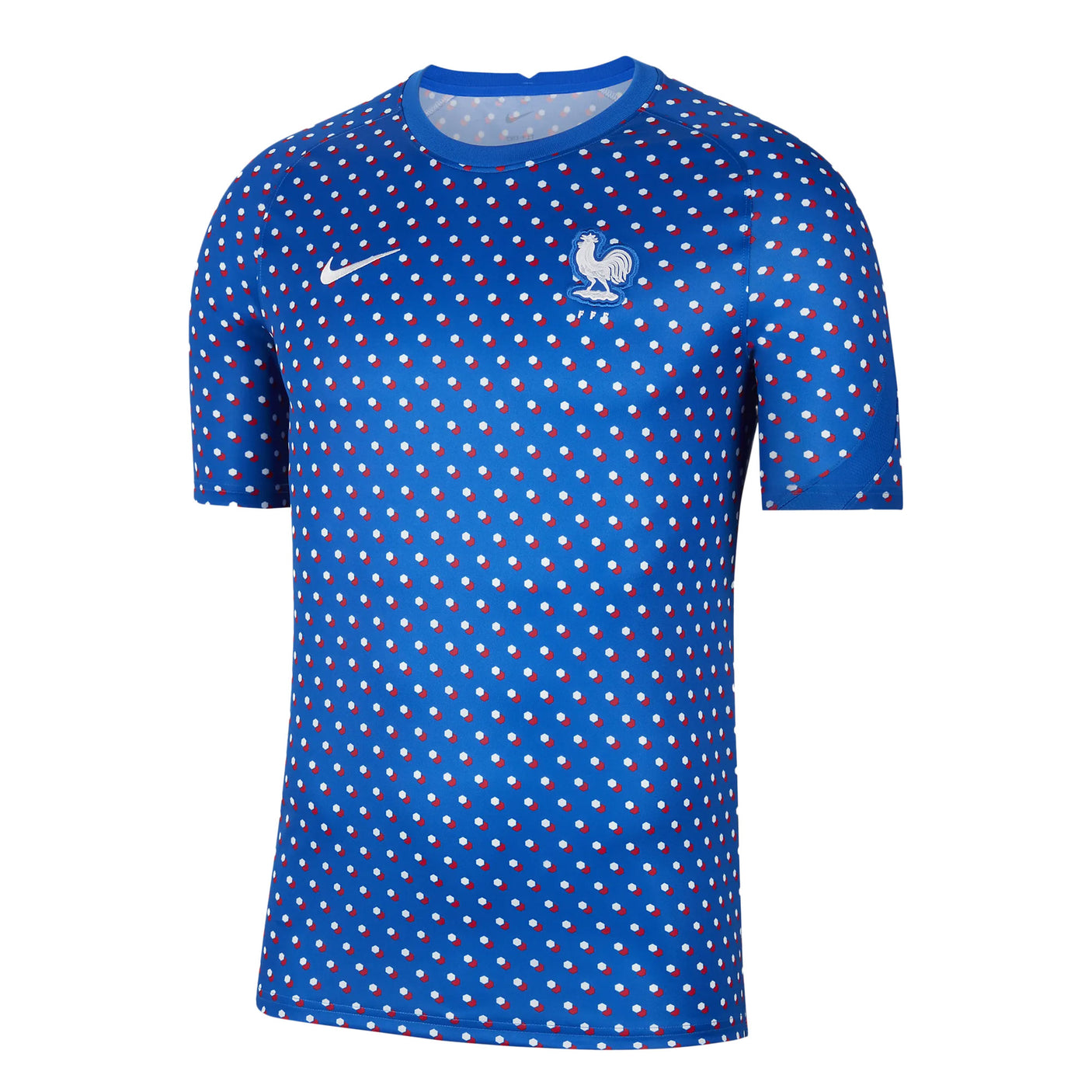 Nike Men's France 2022 Training Jersey Hyper Cobalt/White Front