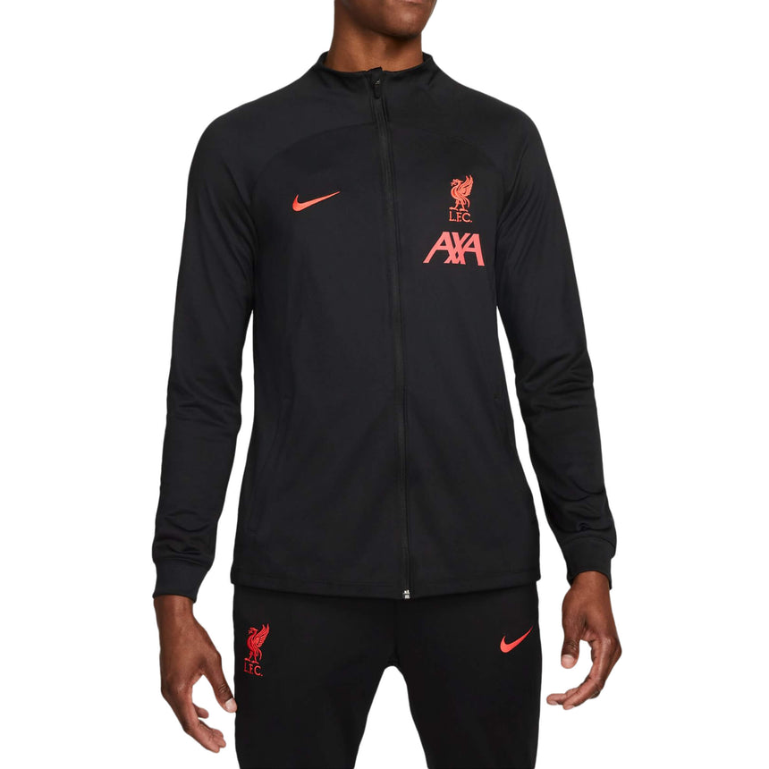Nike Men's Liverpool 2022 Strike Track Jacket Black/Siren Red Front