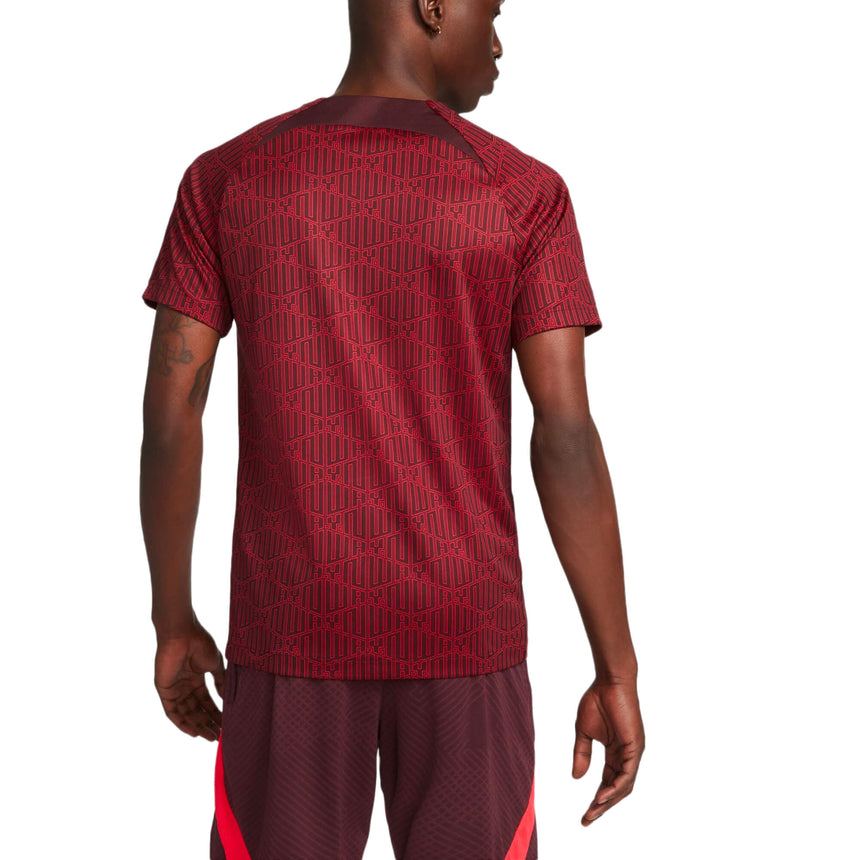 Nike Men's Liverpool Dri-FIT Pre-Match Top 2022 Red/Burgandy Back