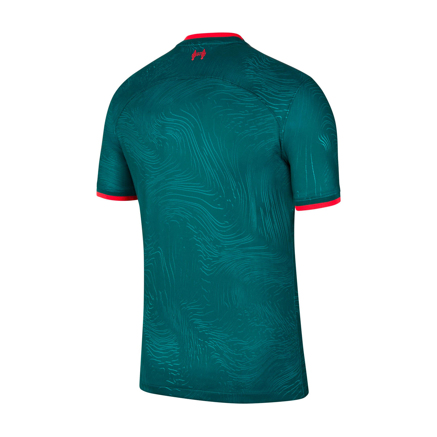 Nike Men's Liverpool FC 2022/23 Third Jersey Atomic Teal/Siren Red Back