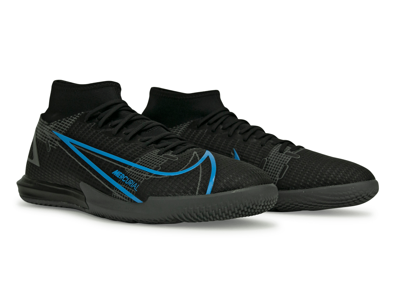 Nike Men's Mercurial Superfly 8 Academy IC Black/Iron Grey