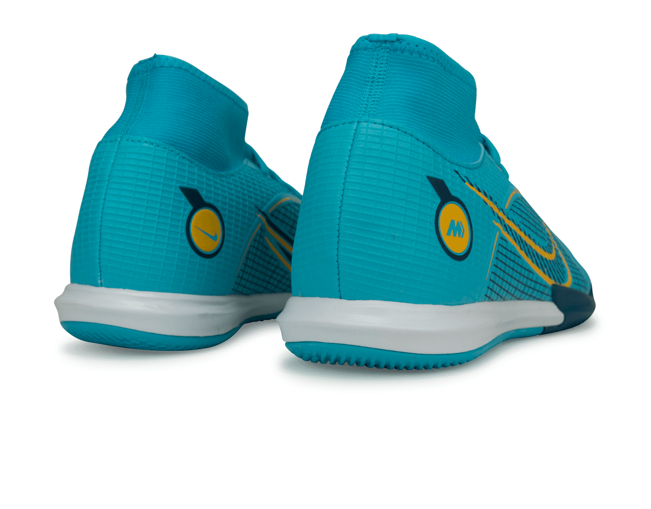 Nike Men's Mercurial Superfly 8 Academy IC Blue/Orange Rear