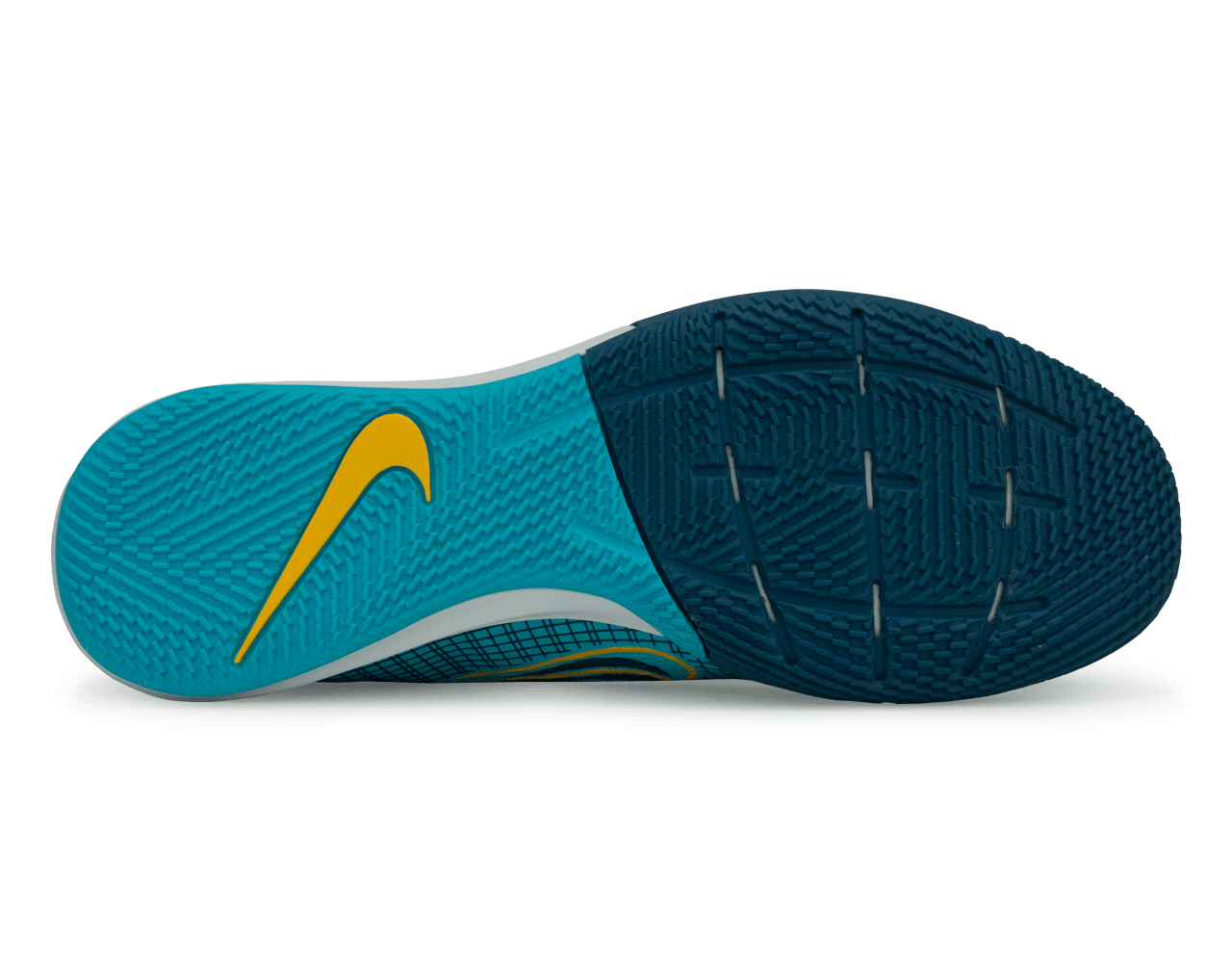 Nike Men's Mercurial Superfly 8 Academy IC Blue/Orange Sole