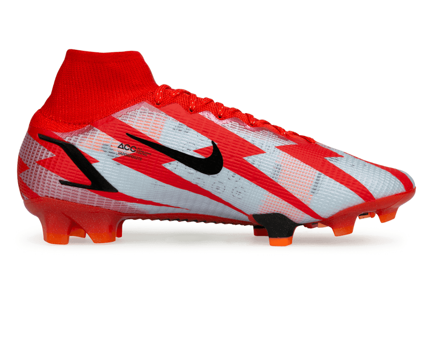 Nike Men's Mercurial Superfly 8 Elite CR7 FG/MG Chile Red/White Side