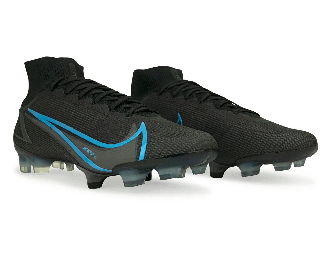 Nike Men's Mercurial Superfly 8 Elite FG Black/Blue Together