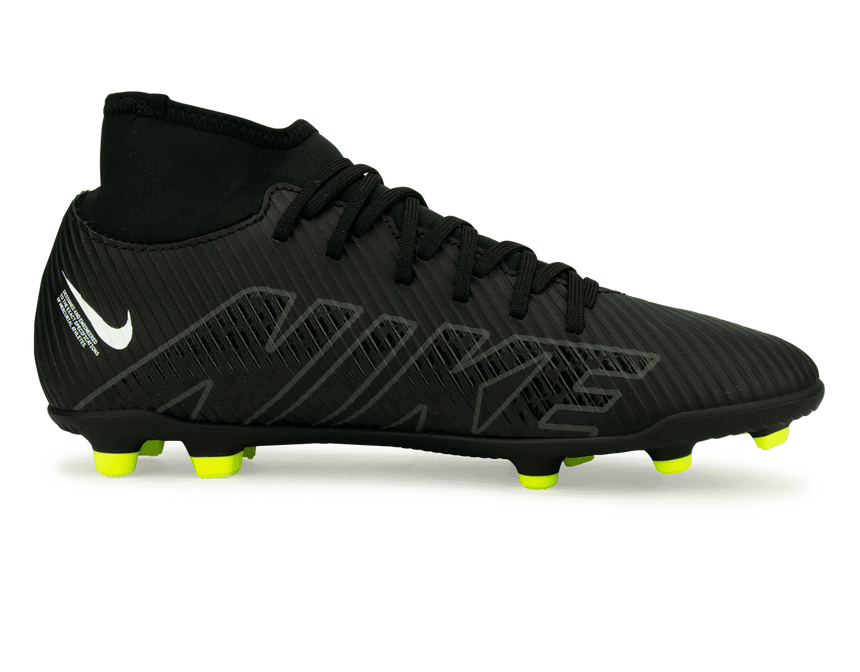 Nike Men's Mercurial Superfly 9 Club FG/MG Black/Volt Side