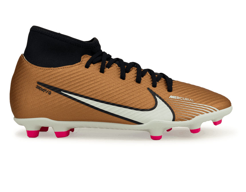 Nike Men's Mercurial Superfly 9 Club FG/MG Metallic Copper Front