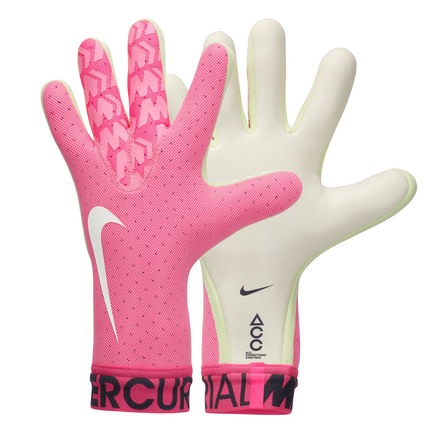 Nike Men's Mercurial Touch Elite Goalkeeper Gloves Pink/White Both