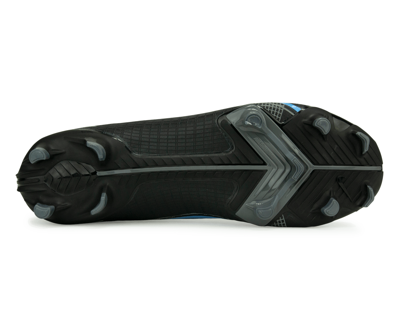 Nike Men's Mercurial Vapor 14 Academy FG/MG Black/Iron Grey Soleplate