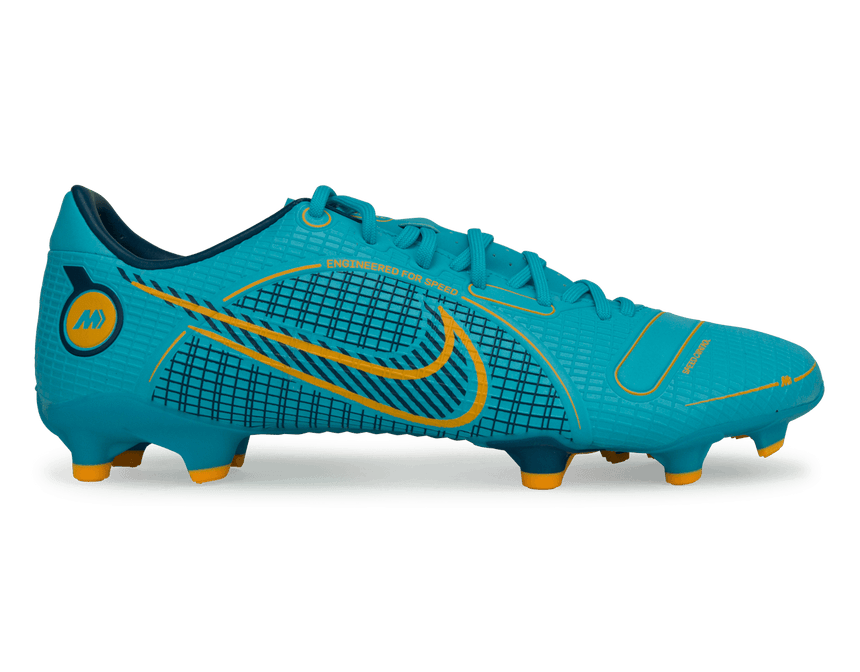 Nike Men's Mercurial Vapor 14 Academy FG/MG Blue/Orange Front