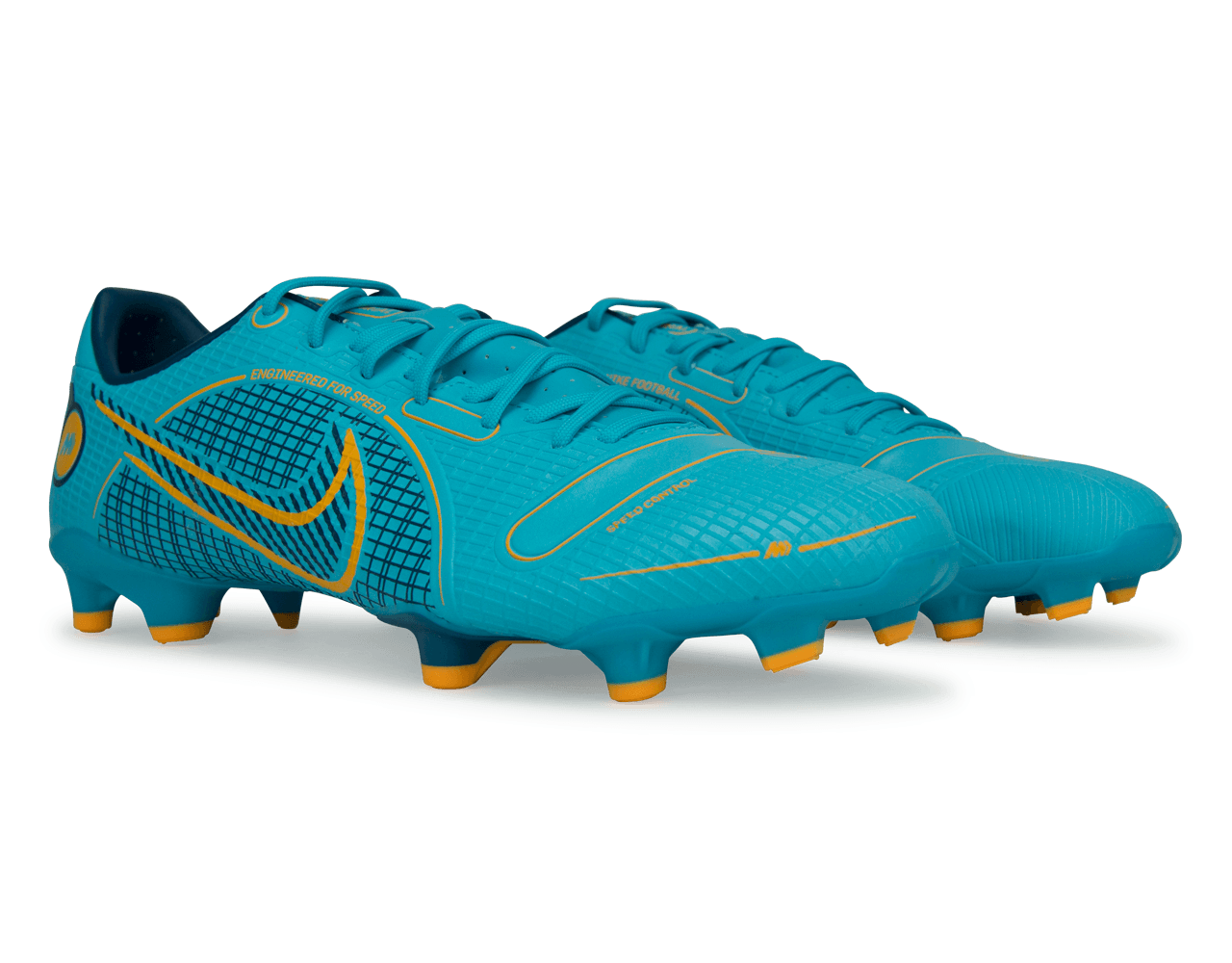 Nike Men's Mercurial Vapor 14 Academy FG/MG Blue/Orange Together