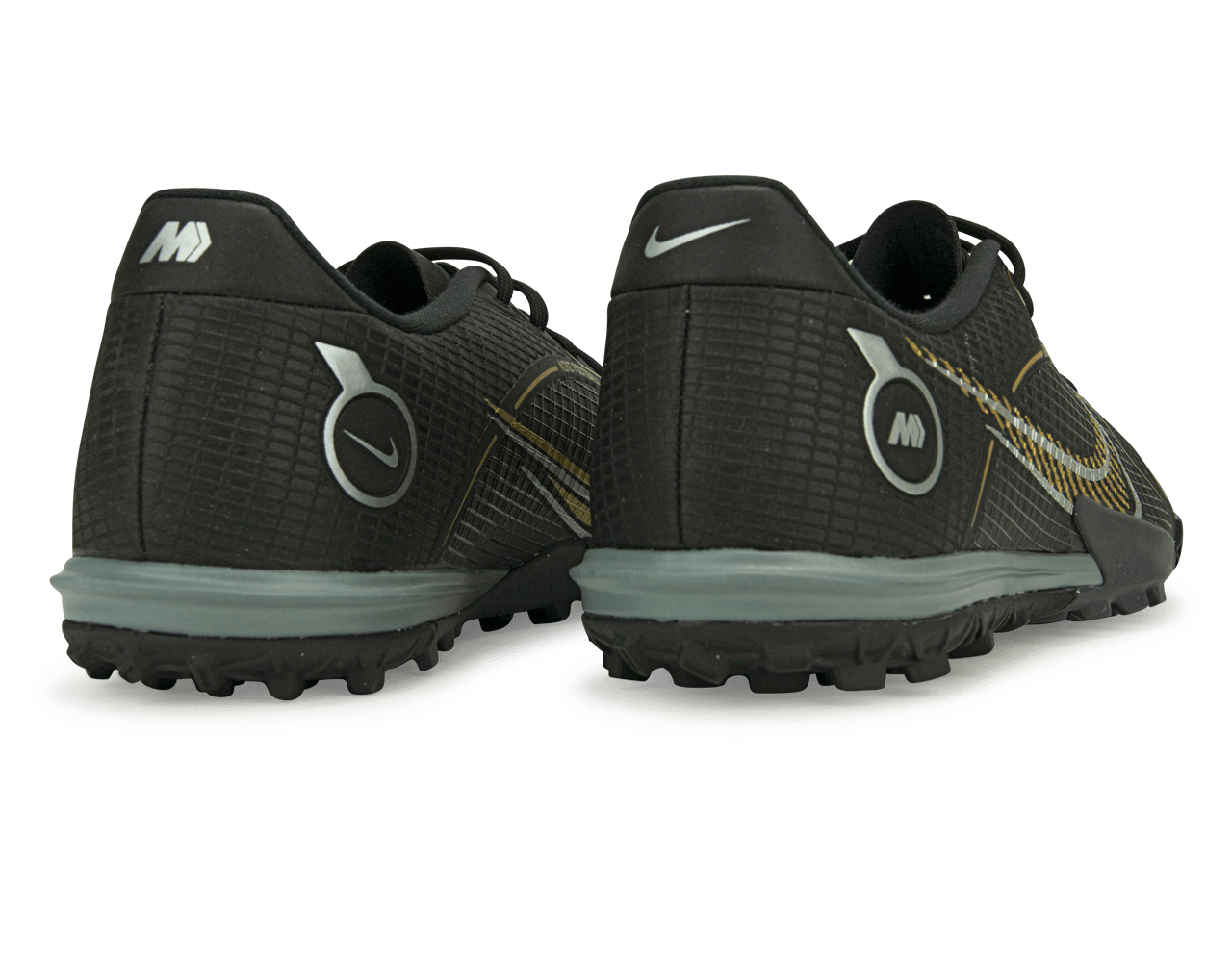 Nike Men's Mercurial Vapor 14 Academy TF Black/Gold Rear