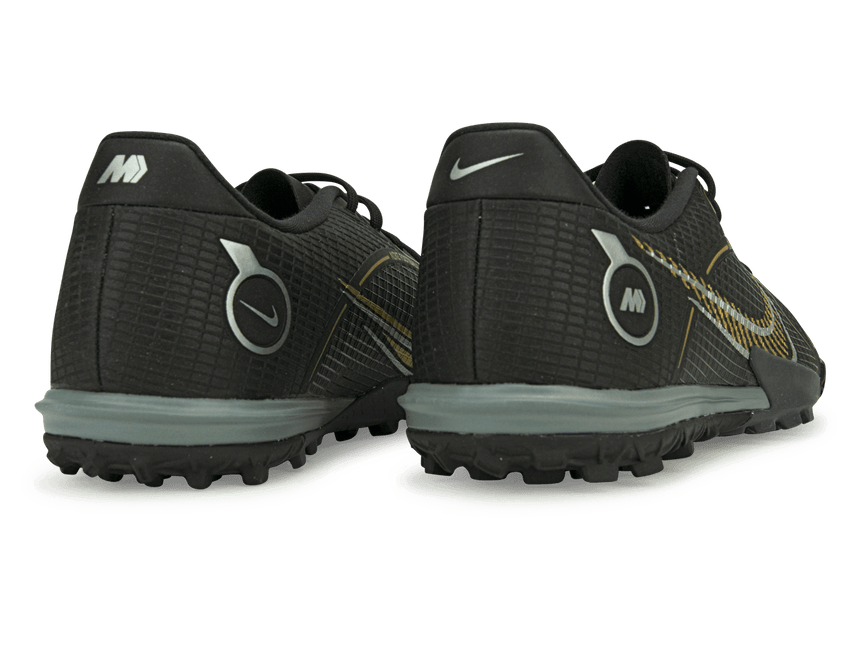 Nike Men's Mercurial Vapor 14 Academy TF Black/Gold Rear