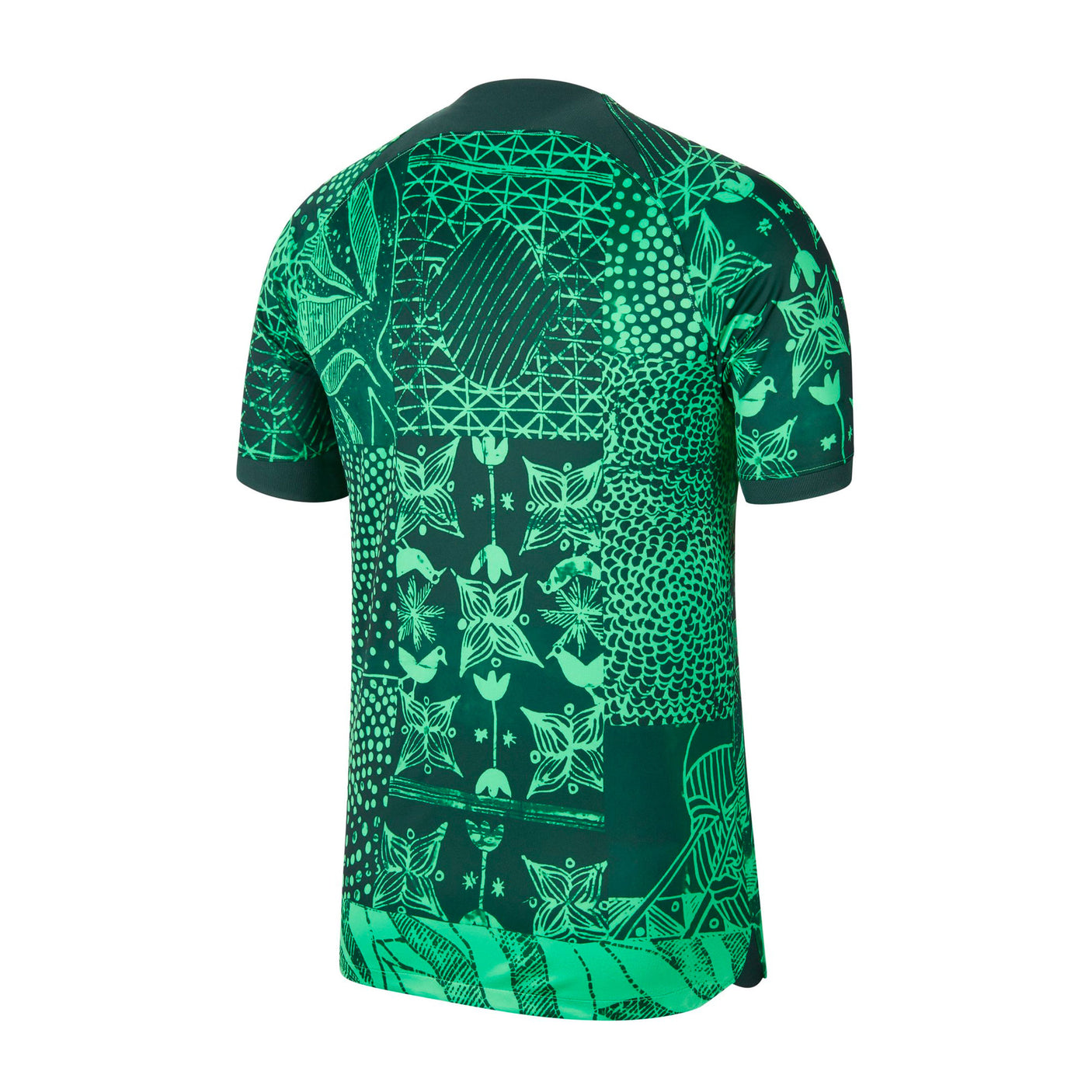 Nike Men's Nigeria 2022/23 Home Jersey Green Spark/Black Back