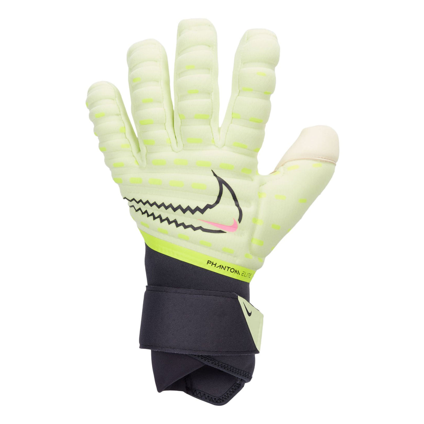 Nike Men's Phantom Elite Goalkeeper Gloves Hyper Volt/Gridiron Front
