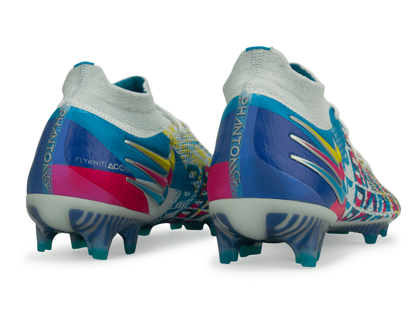 Nike Men's Phantom GT Elite 3D FG Blue/Pink Rear