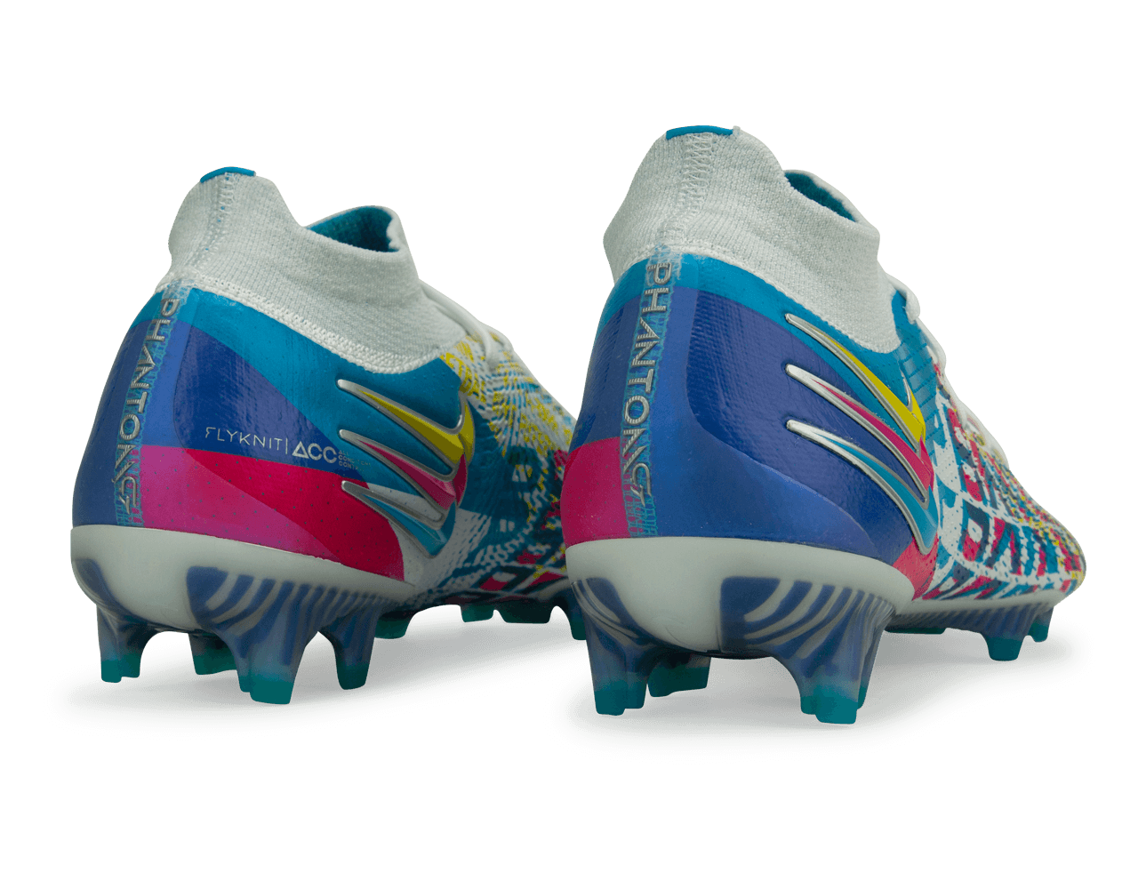 Nike Men's Phantom GT Elite 3D FG Blue/Pink Rear