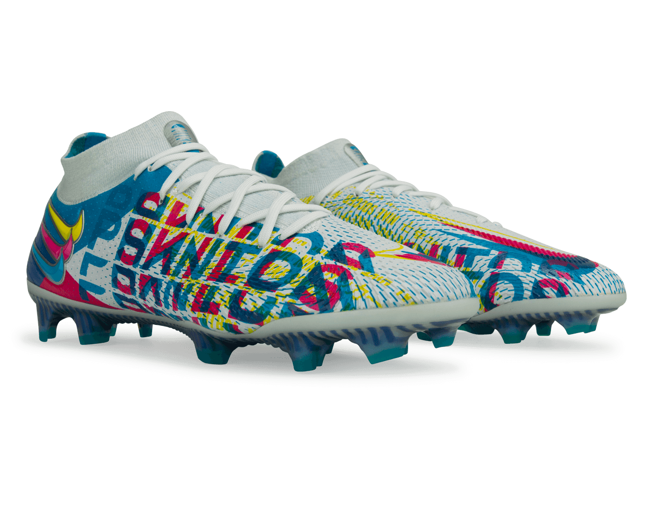 Nike Men's Phantom GT Elite 3D FG Blue/Pink Together