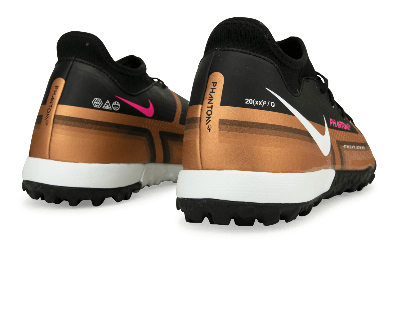 Nike Men's Phantom GT2 Academy DF TF Metallic Copper Rear