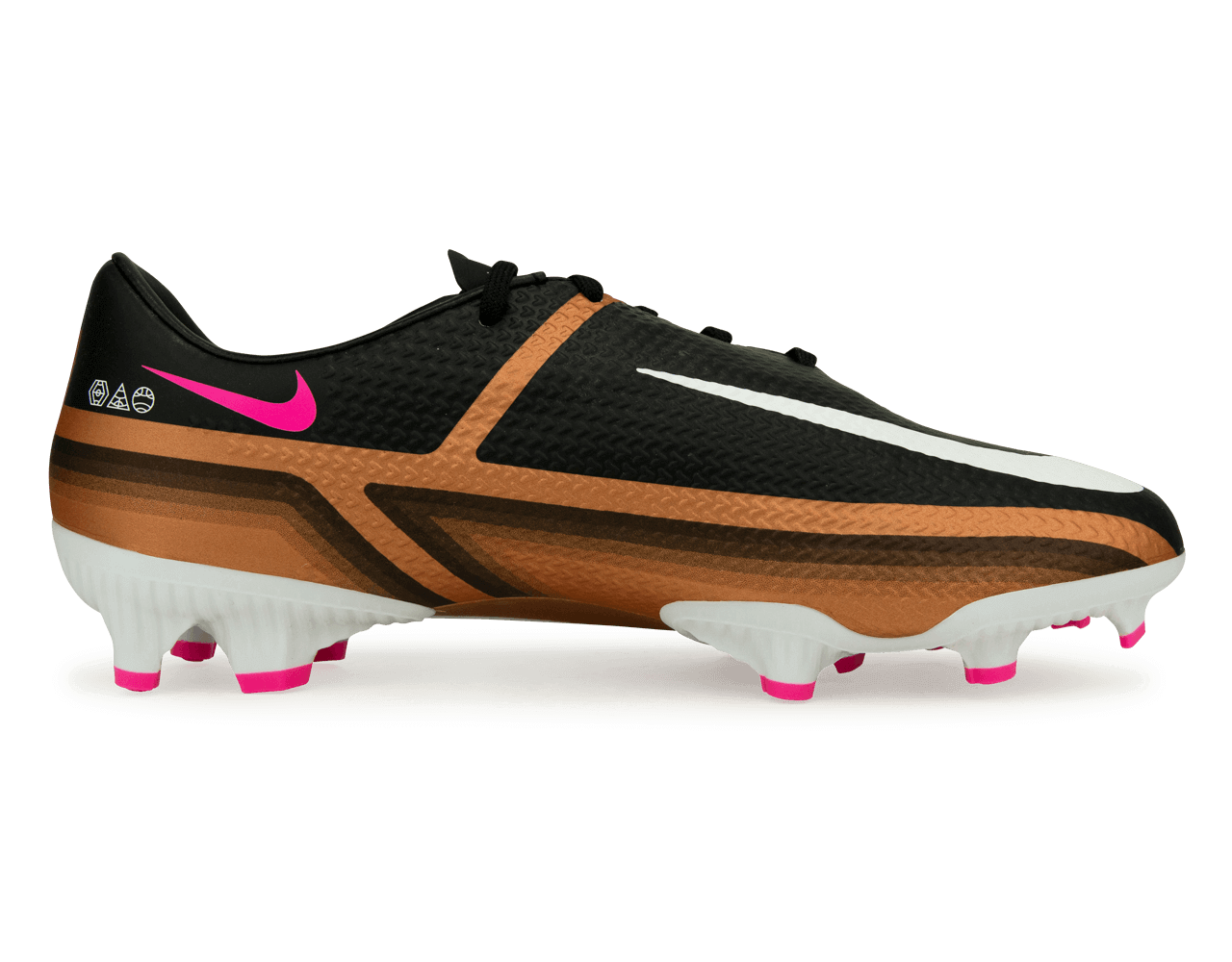 Nike Men's Phantom GT2 Academy FG/MG Metallic Copper Side