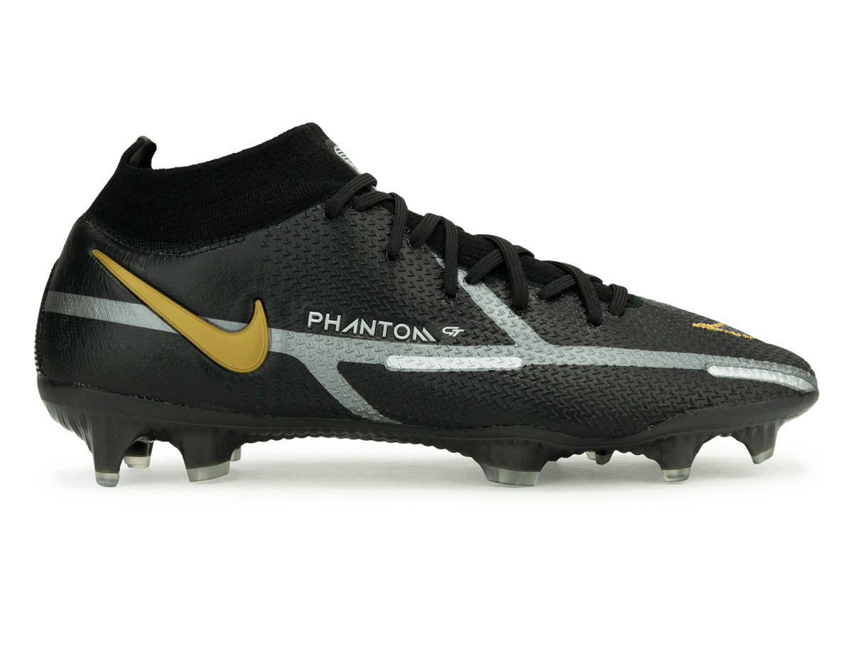 Nike Men's Phantom GT2 DF Elite FG - Black/Gold – Azteca Soccer