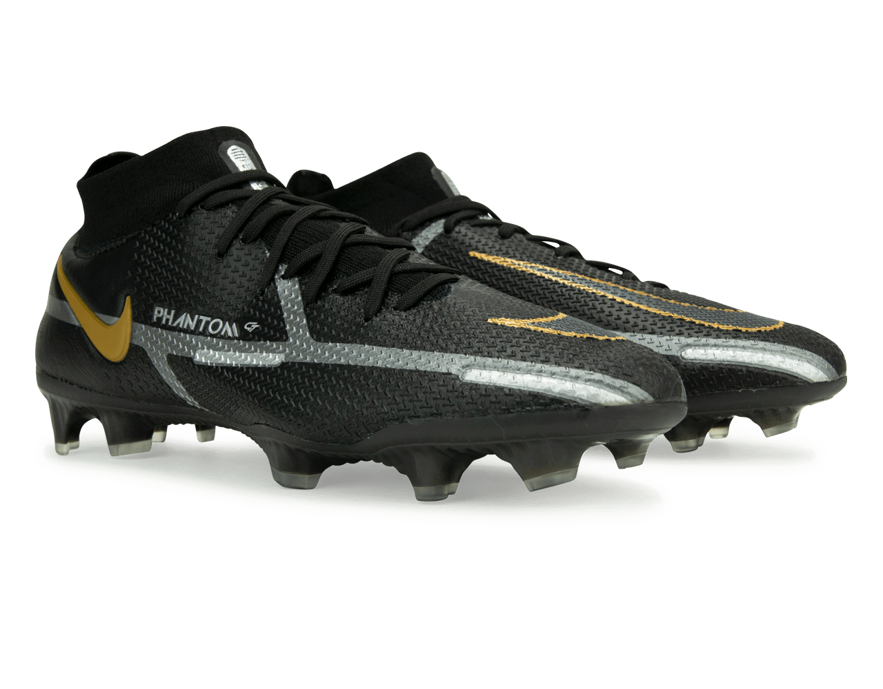 Nike Men's Phantom GT2 DF Elite FG Black/Gold Together