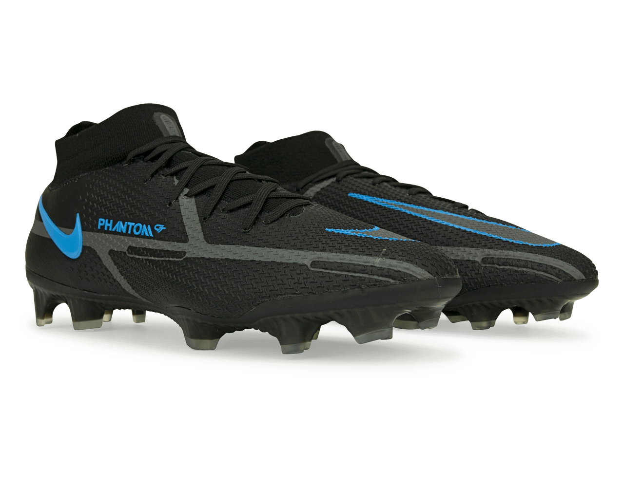 Nike Men's Phantom GT2 Elite DF FG Black/Blue Together