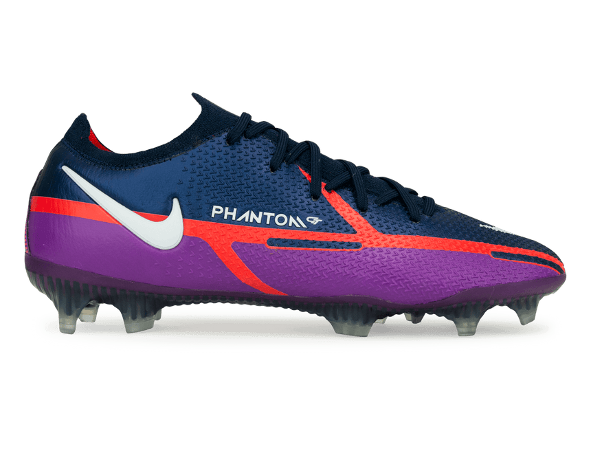 Nike Men's Phantom GT2 Elite FG Navy/White Front