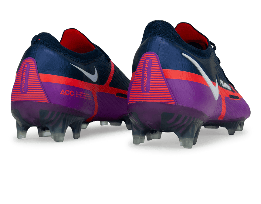 Nike Men's Phantom GT2 Elite FG Navy/White Rear