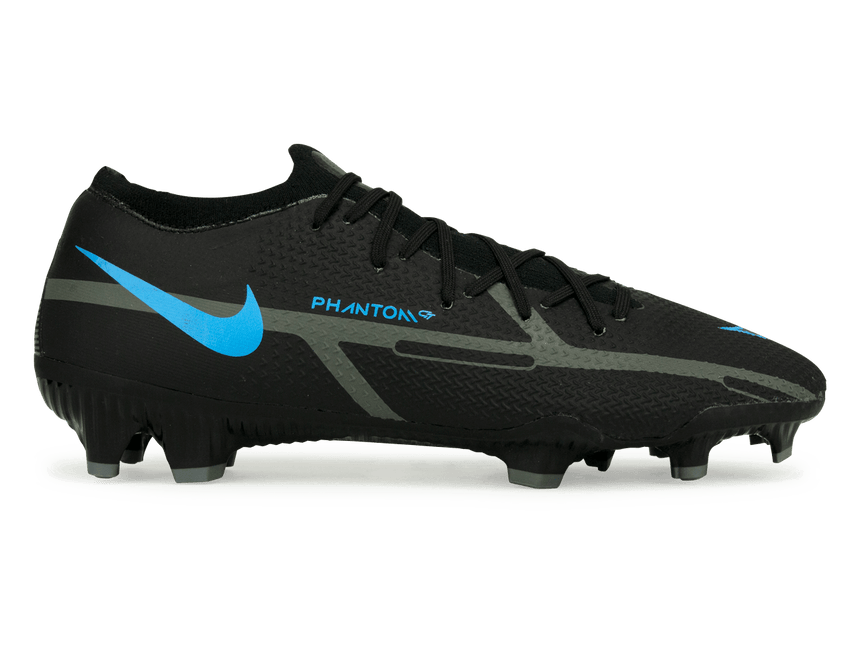 Nike Men's Phantom GT2 Pro FG Black/Iron Grey Front