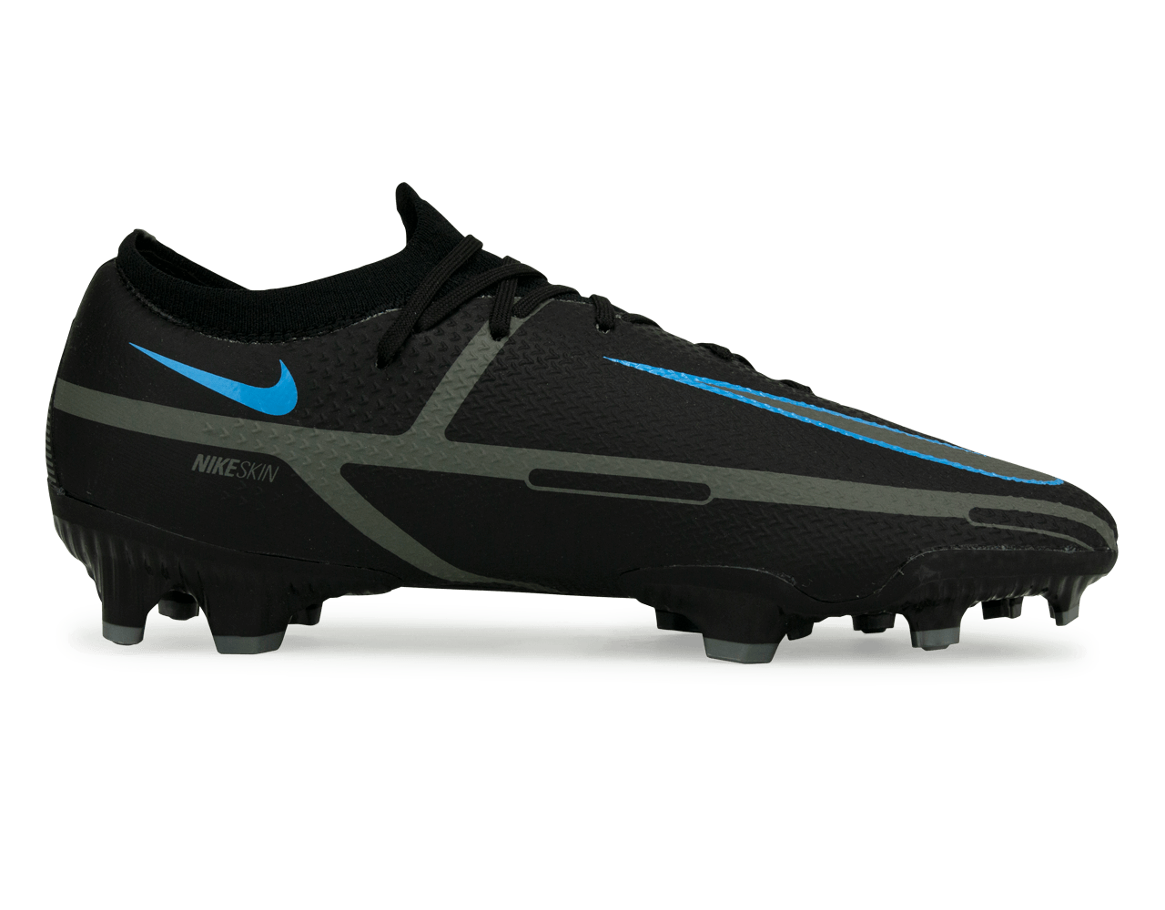 Nike Men's Phantom GT2 Pro FG Black/Iron Grey Side