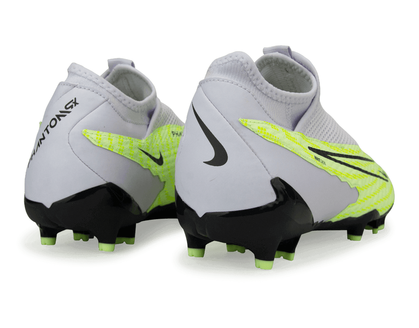 Nike Men's Phantom GX Academy DF FG/MG Volt/Grape Rear