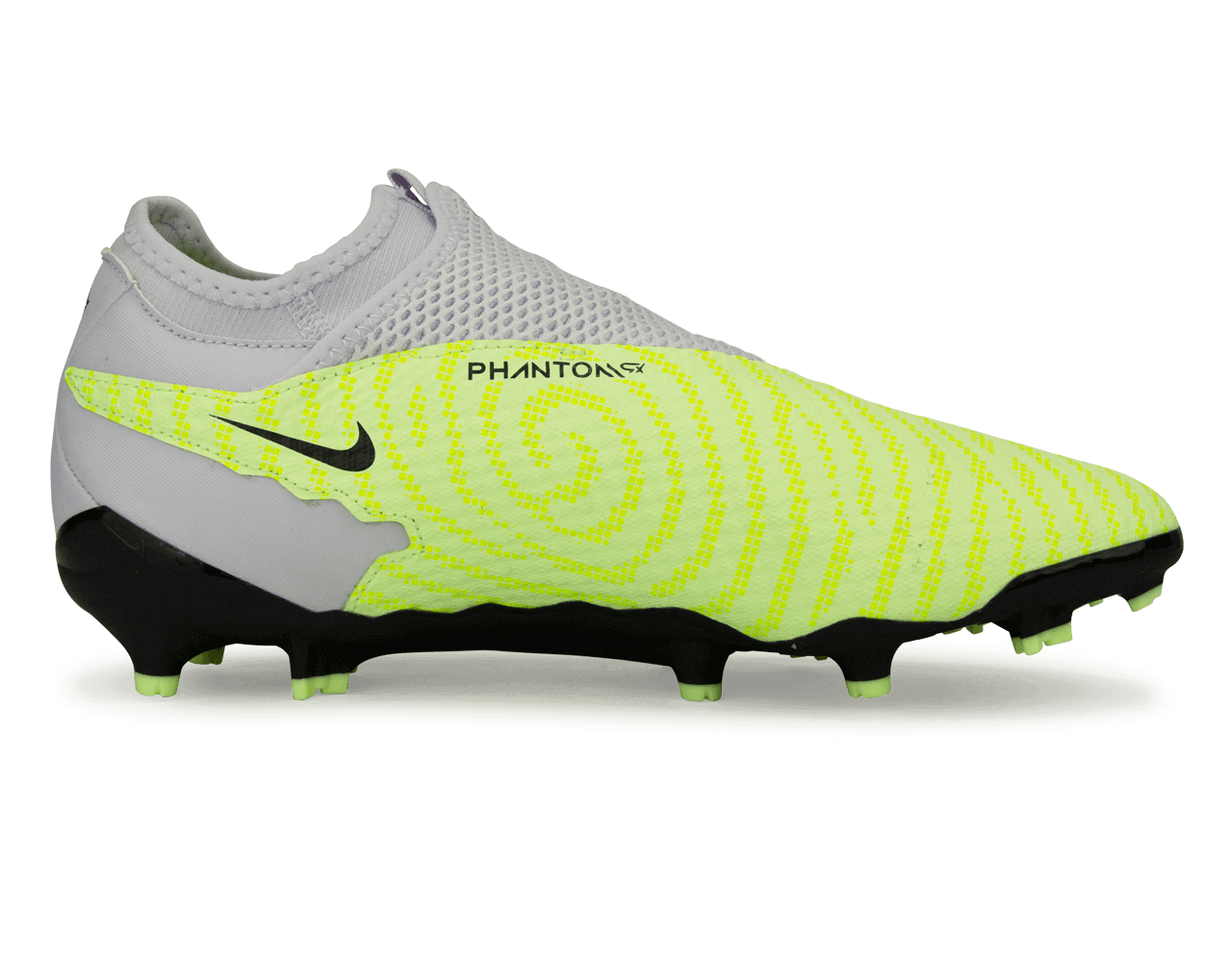 Nike Men's Phantom GX Academy DF FG/MG Volt/Grape Side